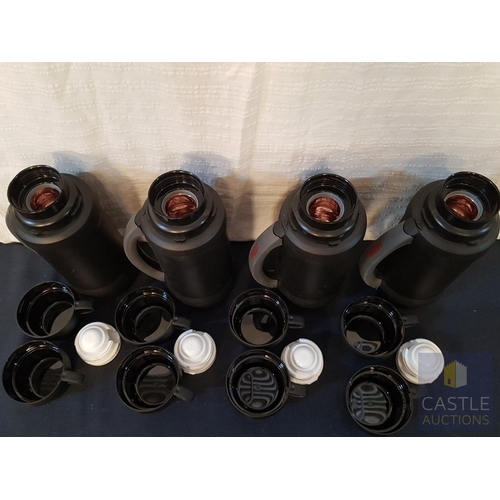 333 - 4x Double Cup Thermos Flasks (4).