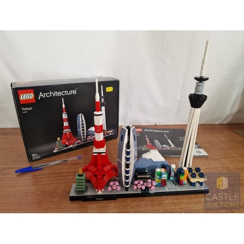 165 - LEGO Architecture 'Tokyo' #21051, Ready Assembled, Together / Complete with Original Box and Instruc... 