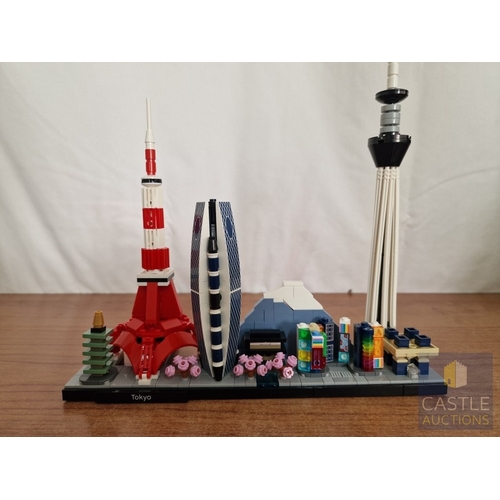 165 - LEGO Architecture 'Tokyo' #21051, Ready Assembled, Together / Complete with Original Box and Instruc... 