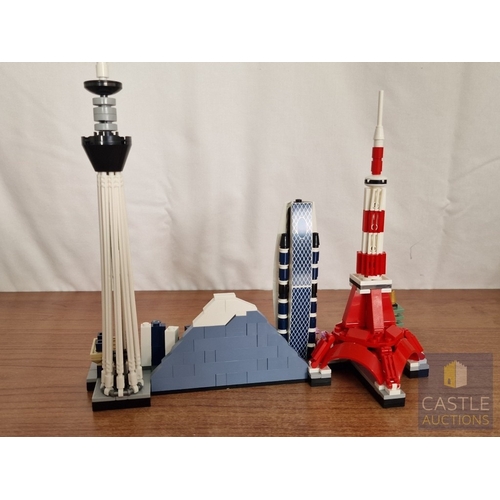 165 - LEGO Architecture 'Tokyo' #21051, Ready Assembled, Together / Complete with Original Box and Instruc... 