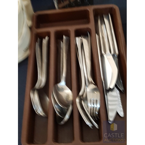 345 - Large Assorted Collection of Kitchen Items; Krups Coffee Maker Type XN 2100 (Untested), Scales, Tool... 