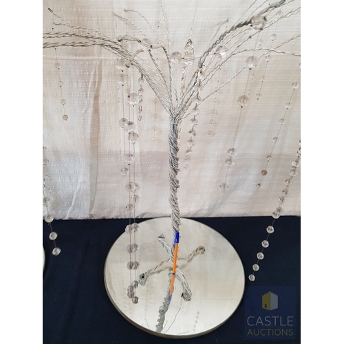 351 - DIY- Handcrafted Multifunction Decor (events/home/garden); Shimmer Willow Style Trees (Approx. H:70c... 