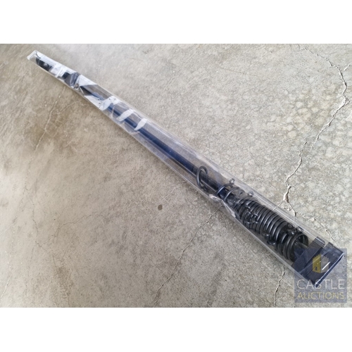 369 - Black Metal Curtain Rod / Pole, Unused in Box, (Approx. 110-120cm)