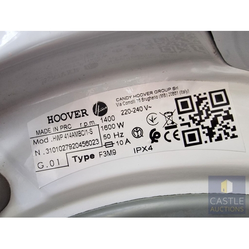 378 - HOOVER 'H-Wash 500' 14kg Washing Machine, with Eco-Power Inverter 1400 Spin, Active Steam, A+++ Ener... 