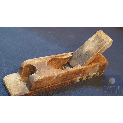 171B - Collection of Antique and Vintage Hand Tools, Inc. Early 20th Woodworking Plane Schroder Carety, Old... 