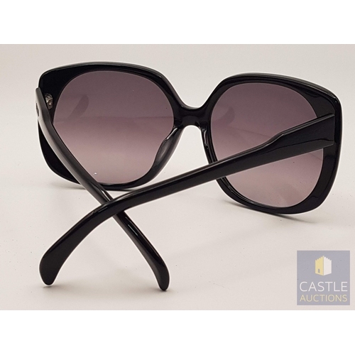 379 - Emilio Pucci Sunglasses, Model; EP690S, Black Acetate Frames and Floral Details.