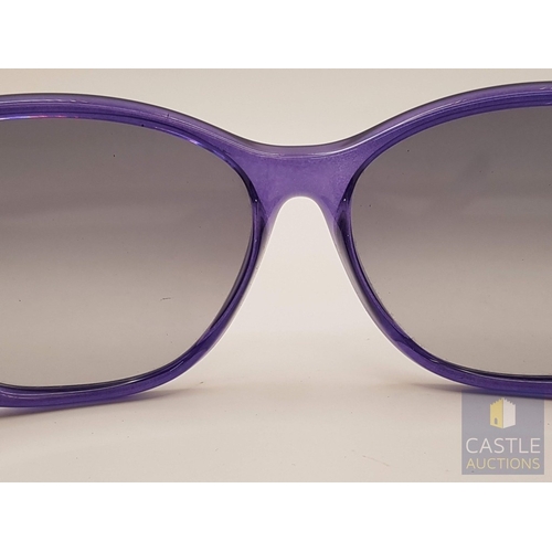 381 - Fendi FS5219 Purple Cat-Eye Sunglasses with Case.