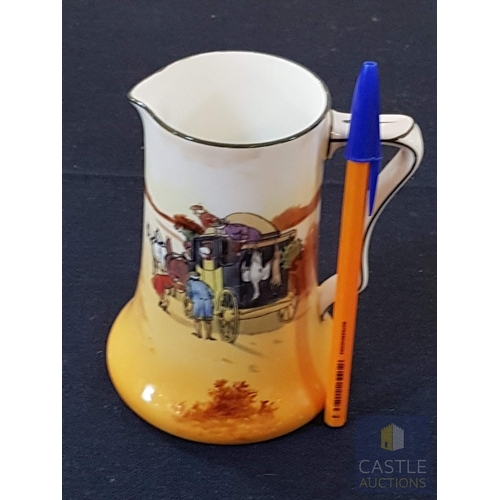 374 - Vintage Royal Doulton 'Coaching Days', Series Ware Jug, Originally Designed by Victor Venner (Circa ... 