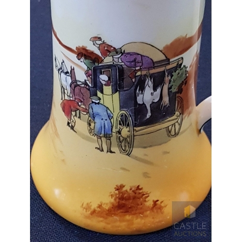 374 - Vintage Royal Doulton 'Coaching Days', Series Ware Jug, Originally Designed by Victor Venner (Circa ... 