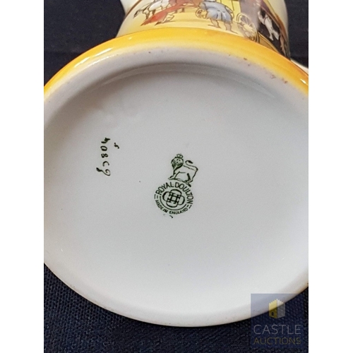 374 - Vintage Royal Doulton 'Coaching Days', Series Ware Jug, Originally Designed by Victor Venner (Circa ... 