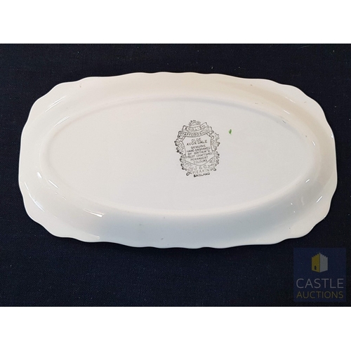 377 - Vintage J.&G. Meakin Staffordshire Porcelain Dish/Serving Tray with 'Sunday Morning' Pattern (Approx... 