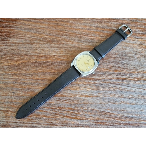 741H - EDOX Gent's Wrist Watch, Swiss Made, Stainless Steel Case with Quartz Movement * Running When Lotted... 