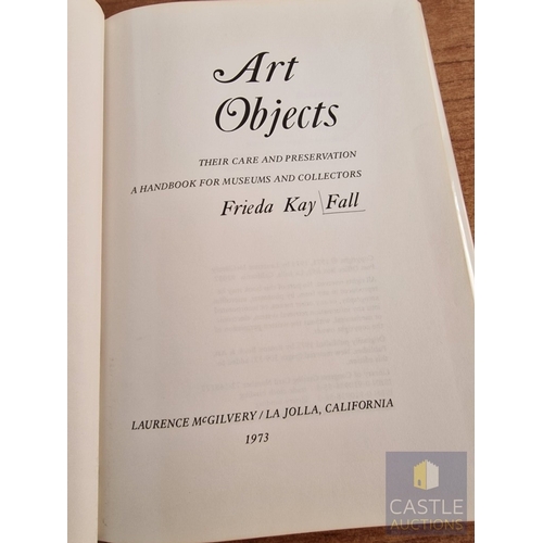 744J - Hardback Book 'Art Objects, Their Care and Preservation' by Frieda Kay Fall, Harvard Medical School ... 