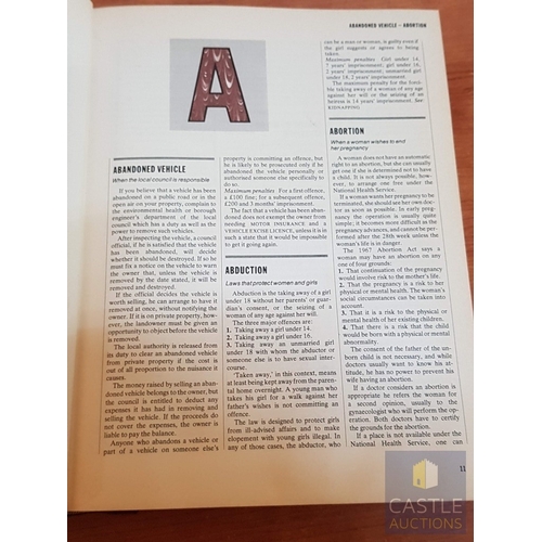 747J - 'You and Your Rights- An A to Z Guide to The Law' by Reader's Digest.