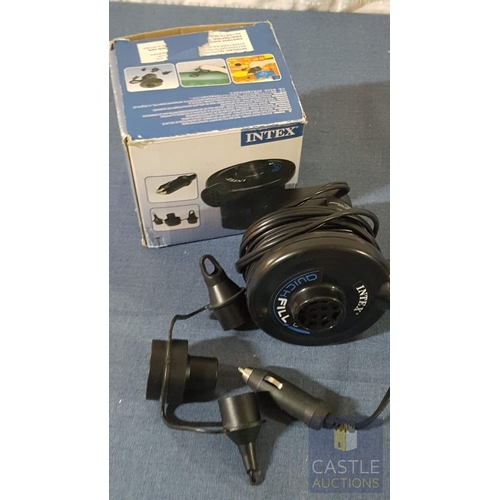 754J - 'Intex' Quick Fill Electric Air Pump (Original Box),Together Spoot Flood CN E 27, Osram, Portable Ha... 