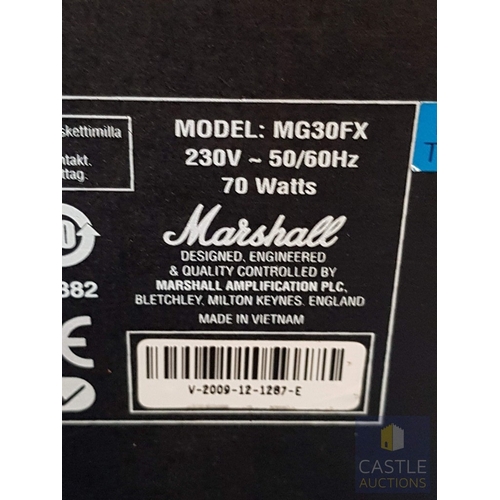 760J - Marshall MG30FX 70-Watt Amplifier (Approx. 21cm x 47cm x 41cm), Untested