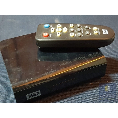 796J - WD TV HD LIVE, Media Player with R/C, Untested, Original Box.