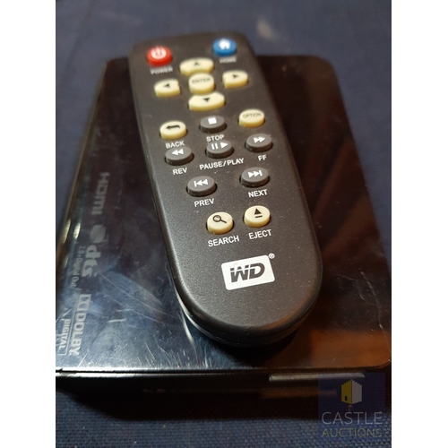 796J - WD TV HD LIVE, Media Player with R/C, Untested, Original Box.