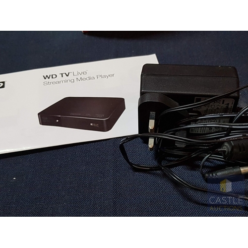 796J - WD TV HD LIVE, Media Player with R/C, Untested, Original Box.