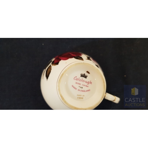 804J - 2 x Bone China Colclough Tea Cups & A Childs Design Tea Cup & Saucer, Together With & Aluminum Stove... 