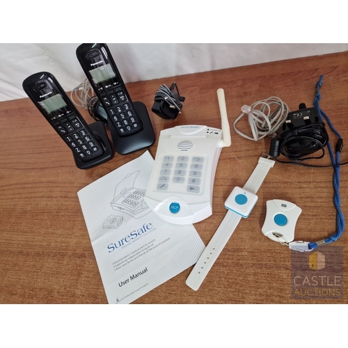 859J - 'Suresafe' Personal Emergency Call System (Alarm / Medical Alert for Seniors to support independent ... 