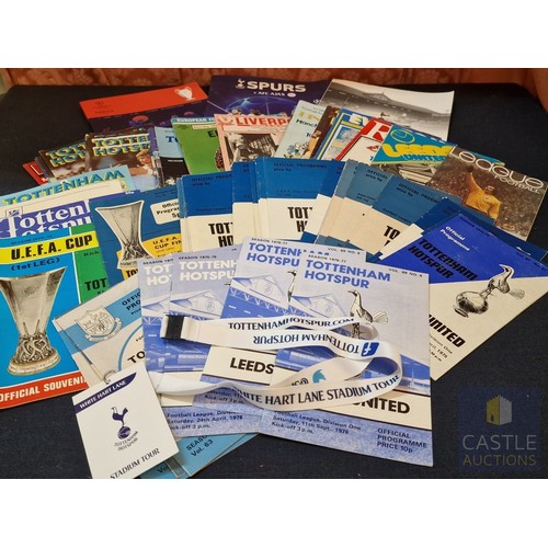 Large Collection of Tottenham Hotspur Programmes, Handbooks, Magazines ...