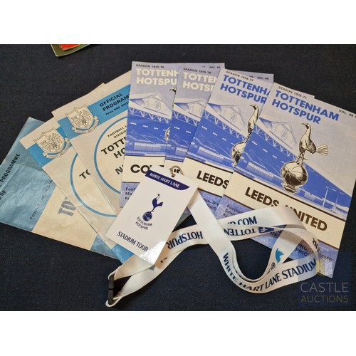 Large Collection of Tottenham Hotspur Programmes, Handbooks, Magazines ...