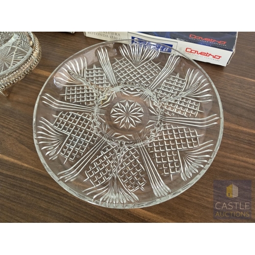 597M - 'Selecta' Round Glass Anti-Pasta / Snack Dish, with Original Box, Made in Italy, (Approx. Ø: 30cm), ... 