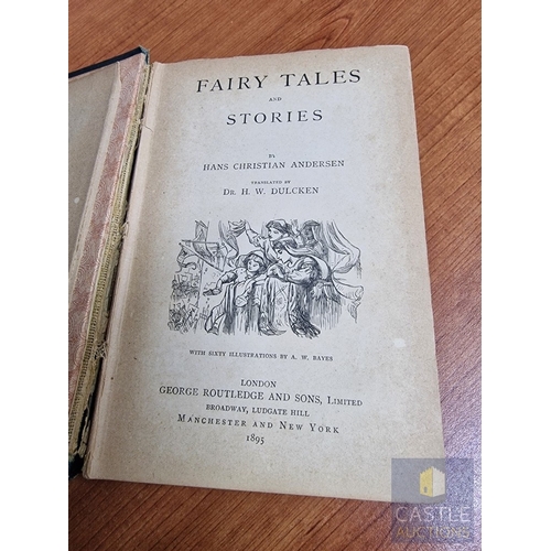 626M - Antique Book; Fairy Tales and Stories by Hans Christian Andersen, Translated by Dr H. W. Dulcken, wi... 