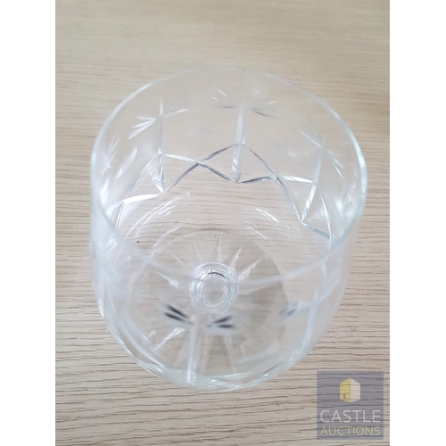 681M - Highly Ornate Cognac Balloon Glass.