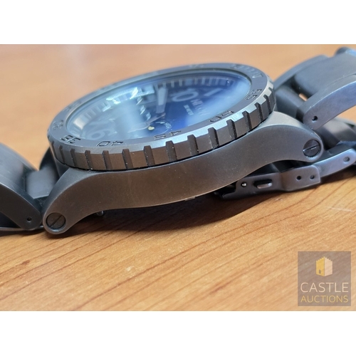 685L - NIXON 'Simplify' Oversized Stainless Steel 300m Sports / Diving Watch, (Model: THE51-30), with Swiss... 