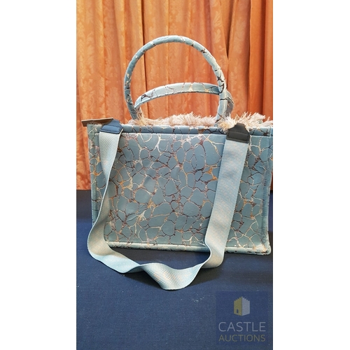 689M - SORENA Crystalia- Sky Large Tote Bag Made in Greece, Un-Used.