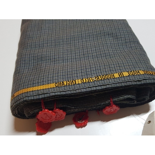 696K - Roll of Fabric / Material for Suit Making or Upholstery, Made in England, (Approx. W: 150cm), (See M... 