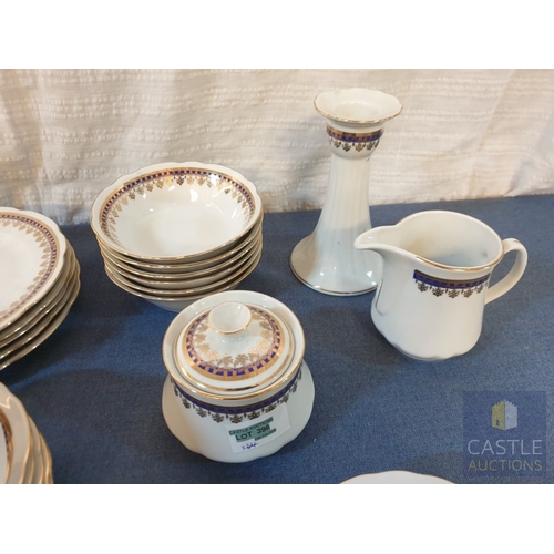 702H - Incomplete Polish (Chmielow) Porcelain Dinner Set. 
(44 Pieces).