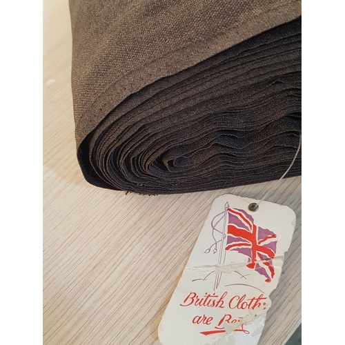703K - Roll of Fabric / Material for Suit Making or Upholstery, Made in England, (Approx. W: 150cm), (see m... 