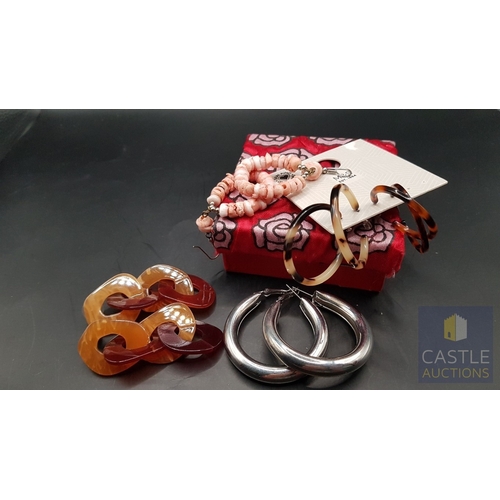 712H - Collection of Earring in Various Style, Shape and Color, (5x Pair)