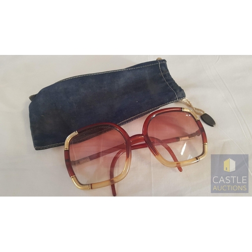 723H - Collectible Retro Sunglasses, Circa 70s-80s, 4x Different Pairs with Cases, See Multiple Photos, (4)
