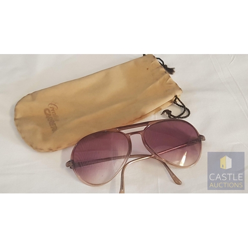 723H - Collectible Retro Sunglasses, Circa 70s-80s, 4x Different Pairs with Cases, See Multiple Photos, (4)