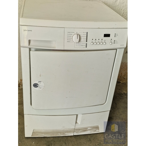 727L - JOHN LEWIS Condenser Tumble Dryer, Model: JLTDC05, Untested.