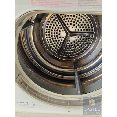 727L - JOHN LEWIS Condenser Tumble Dryer, Model: JLTDC05, Untested.