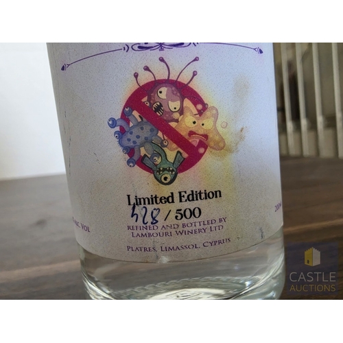 728L - Lion Spirit 'Anti-Corona' Cyprus Zivania, Limited Edition #428/500, Bottled by Lambouri Winery, Kato... 
