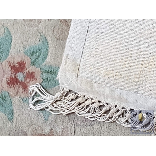 819J - Oriental Chines Floral Design Rug in Pastel Colors (Approx. 151cm x 91cm)