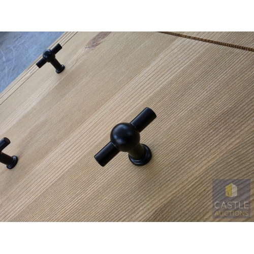 750P - Wall Hanging Solid Wood Shelf & Coat Hooks, (Approx. 80 x 103cm)

* Unused * - Furniture Stock Clear... 