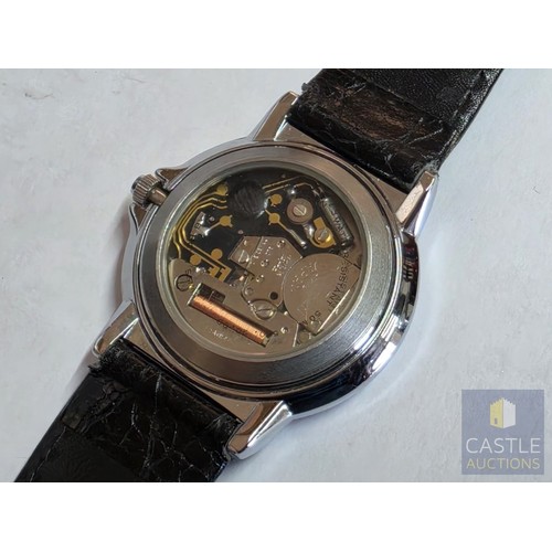 856P - FORTIS Logo Space Matic Gent's Skeleton Wrist Watch, Swiss Made, 50mm Stainless Steel Case with Date... 