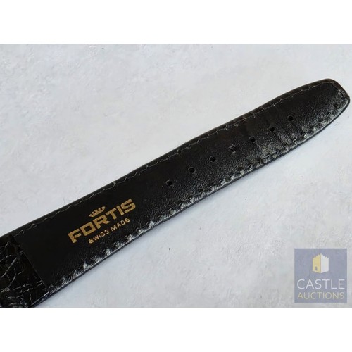 856P - FORTIS Logo Space Matic Gent's Skeleton Wrist Watch, Swiss Made, 50mm Stainless Steel Case with Date... 