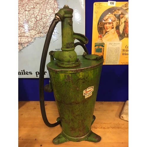 119 - 1930's CASTROL grease dispenser.