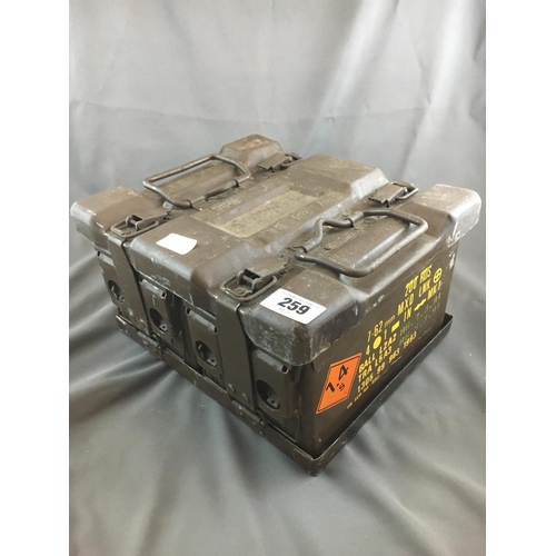 259 - 1990's Ammunition box.