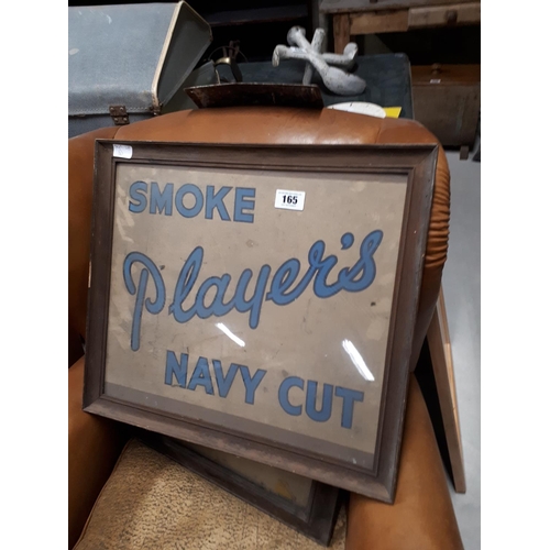 165 - Smoke Players Navy Cut advertising print.