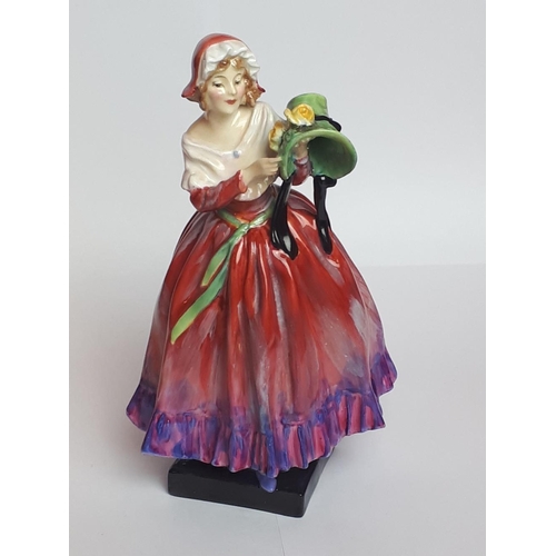 51 - 20th. C. Royal Doulton figurine The New Bonnet, HN 1957 {  17.8cm H }. Designer L. Harradine.