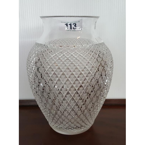 113 - Marc Jacobs for Waterford Crystal 'Marlene' Vases, 26cm.